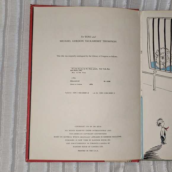 Vintage Dr. Seuss book if I ran the zoo - Picture 7 of 7